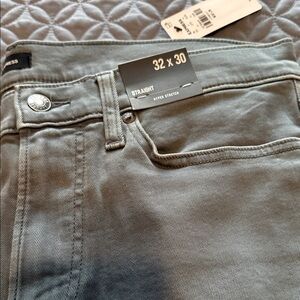 Express Men's Charcoal Straight Jeans